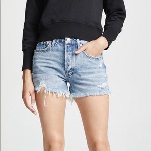 Agolde Parker denim shorts